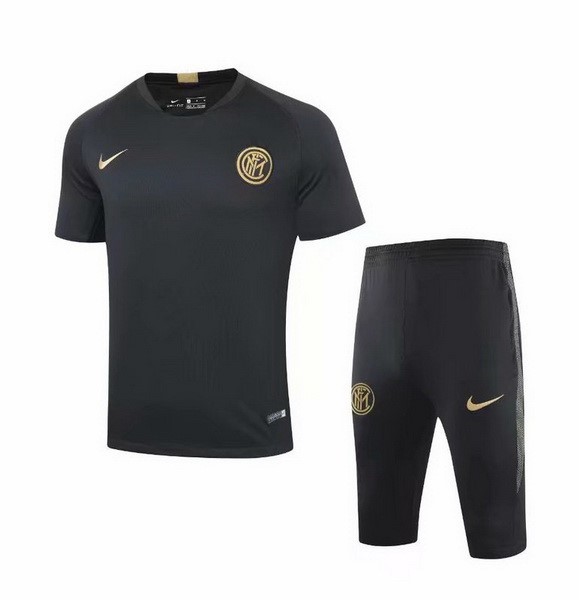 Entrainement Inter Milan Ensemble Complet 2019-20 Noir Jaune